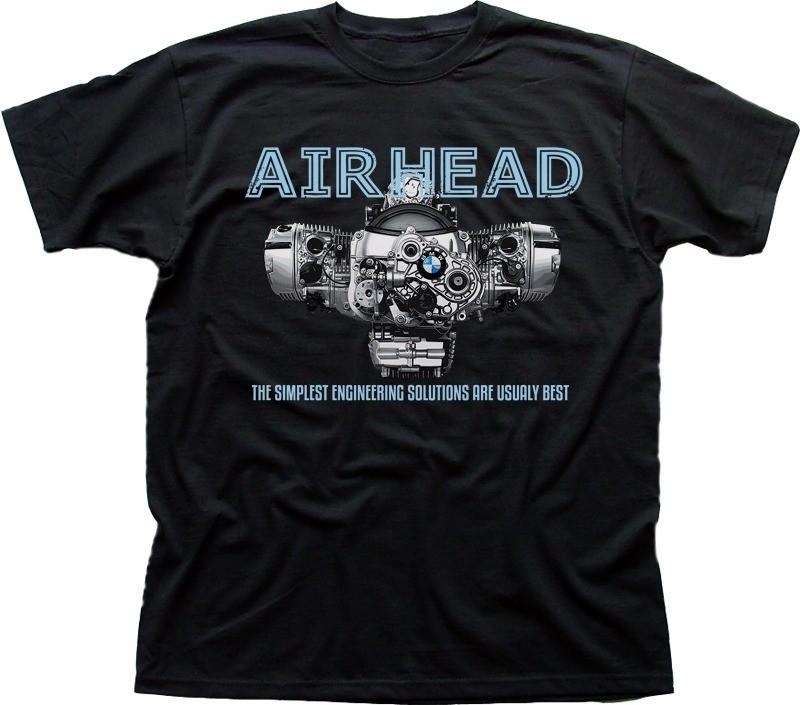 AIRHEAD Boxer twin R65 R75 R1200GS мотоцикл bmw R1200RT черная футболка OZ9290 4XL