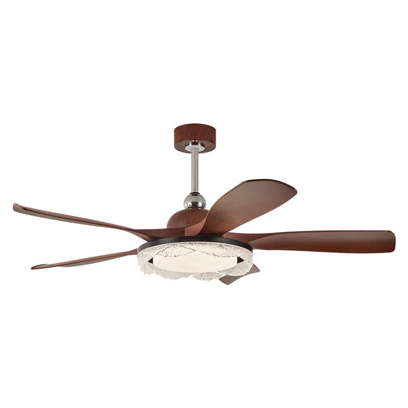 Nordic Retro Inverter Ceiling Fan Light 2025 for Living Room, Bedroom, Restaurant - Chinese Style