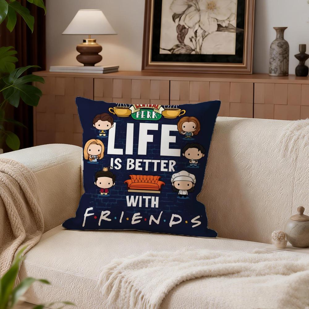 Comedy Friends Cushion Cover Cushion Cover Set 4Pcs 50x50 45x45 40x40 Pillowcase Decorative Sofa Home Decor