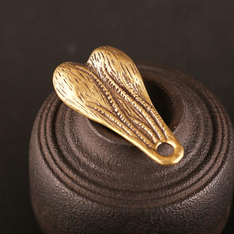 Solid Brass Men'S Testicle Pendant Keychain Car Keychain Diy Accessories