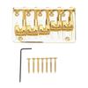 5 String Bass Bridge Adjustable Saddle Zinc Alloy Exquisite Retro Electric Bass Guitar Bridge