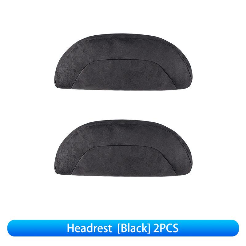 For Tesla Model 3/Y Car Neck Pillow Memory Cotton Protective Lumbar Support Backrest Relieves Pressure Car Headrest Accessories