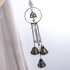 Craft Handmade Hanging Witch Bell Vintage Retro Metal Pendant Creative Novelty Prayer Bell Balcony