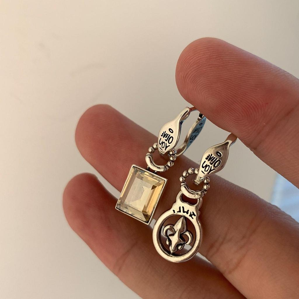 S925 Silver Snake-Shaped Hoop Earrings with Micro-Paved Zirconia - Retro Fashion for Women