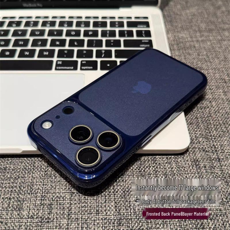 

Ultra-Thin Frosted TPU Case for iPhone 17 Pro, Fits 16 Pro & 15 Pro, Large Window Design for 14 Pro iPhone 12