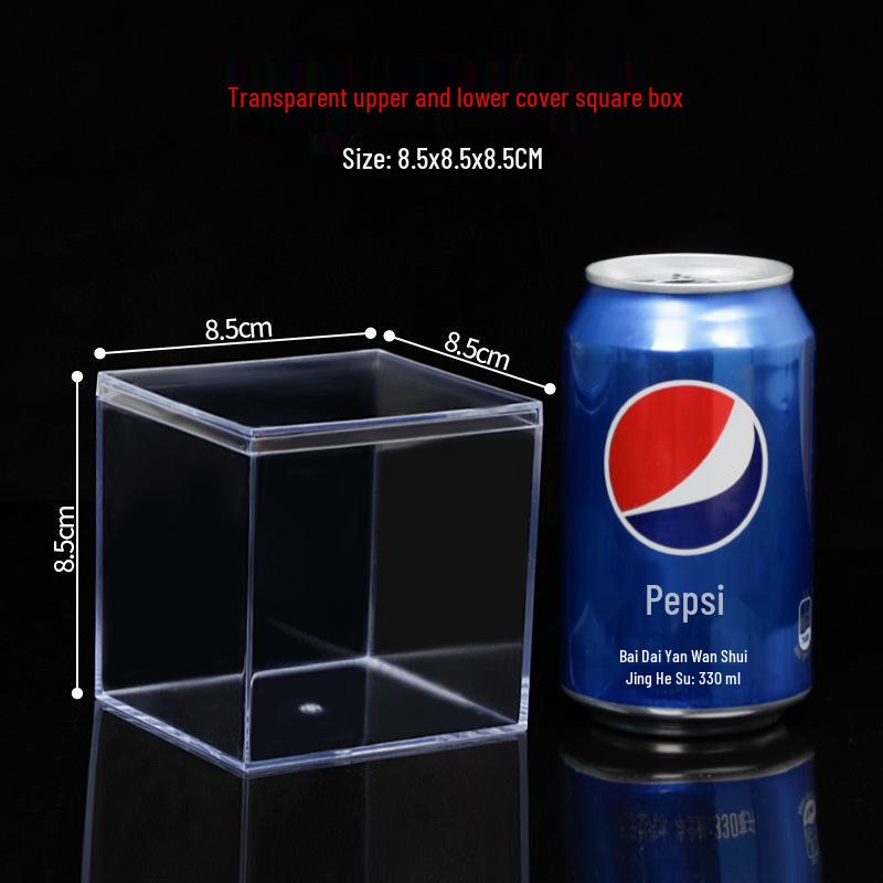 Transparent Acrylic Storage Box with Lid - Food Grade Candy or Gift Packaging