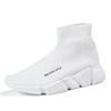 2025 new high-top socks, shoes for men and women, fly-woven lazy shoes, mesh large-size sports trendy shoes for men