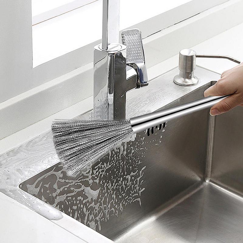 

Steel Wire Brush Stainless Steel Wire Brushes With Long Handle Hangable Kitchen Wire Scratch Brush For Metal Rust Cleaning Paint GERMANY