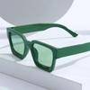 1pc Men Green Plastic Modern Simple Style Fashion Glasses For Daily Life Street-Photography Musical Festival Vacation Outfits Decoration