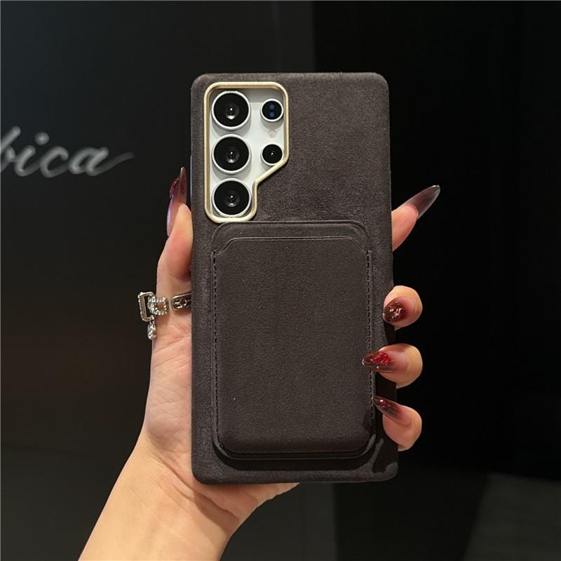 Premium Suede Leather Magnetic Suction Case For Samsung Galaxy S26 Ultra S24 Plus S25U Luxury 2 in 1 Removable Card Wallet Cover