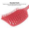 Hollow Hair Brush Detangling Wet Dry Use Fast Blow Drying Curved Hair Styling Comb for Women Men