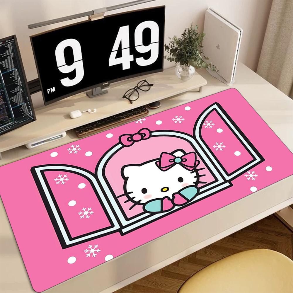 1Pc Hello Kitty Cute Chicks Garden Print Mouse Pad 2Mm Thick Rubber Base Perfect Bedroomofficegame Room Ideal Gift Computer Keyboard Enthusiasts Print