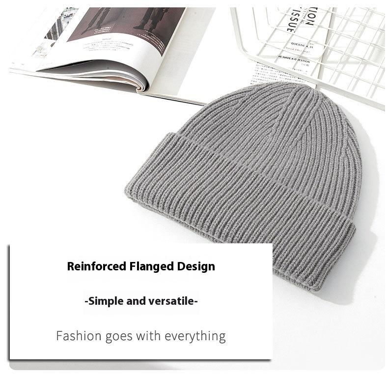 Premium 100 Wool Unisex Elegant Beanie for Beach & Business Travel Common Low MOQ