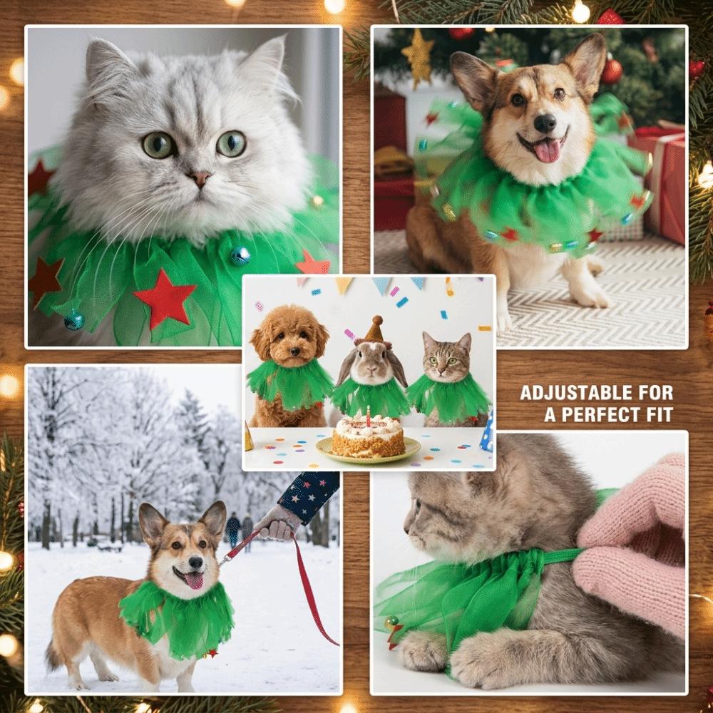 

Soft Lightweight Pet Collar With Bell Bell Decorated Holiday Pet Neck Band Wedding Party Decor L