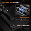 Rubber Sports Band for Apple Watch Ultra 2 49mm Series 10 9 8 7 Se 6 5 Strap for IWatch Ultra 46mm 45mm 44mm Luxury TPU Bracelet