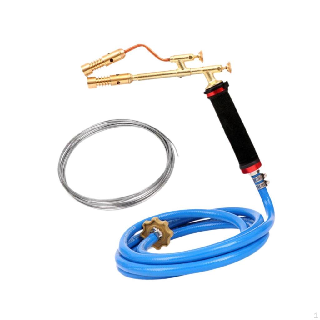 Adjustable Flame Propane Welding Torch Head with 3M Hose And Copper Aluminum Flux Cored Wire
