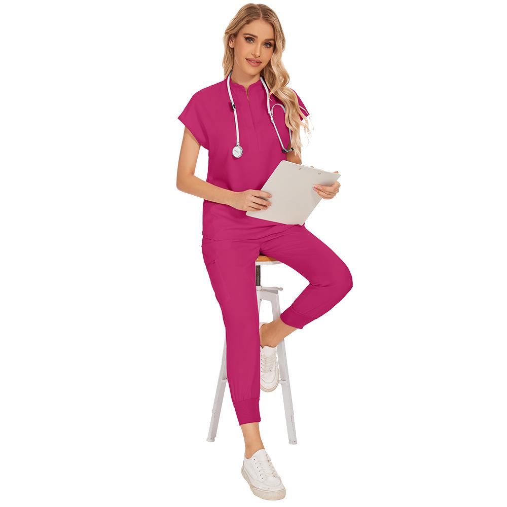 Elastic Quick-Dry Hospital Wear: Dentist/Doctor ICU Handwashing Suit, Summer Lightweight Style, In Stock