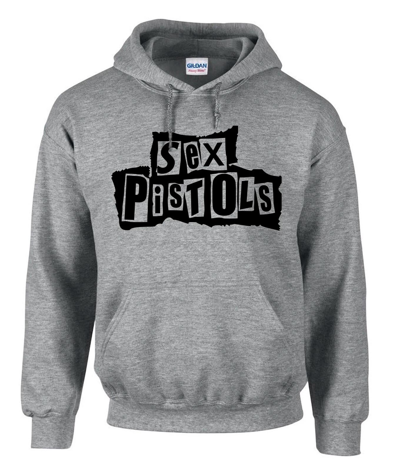 Sex Pistols Rockband Rock Music Graue Hoodies Kapuzenpullover -3511 -Grau XXXL