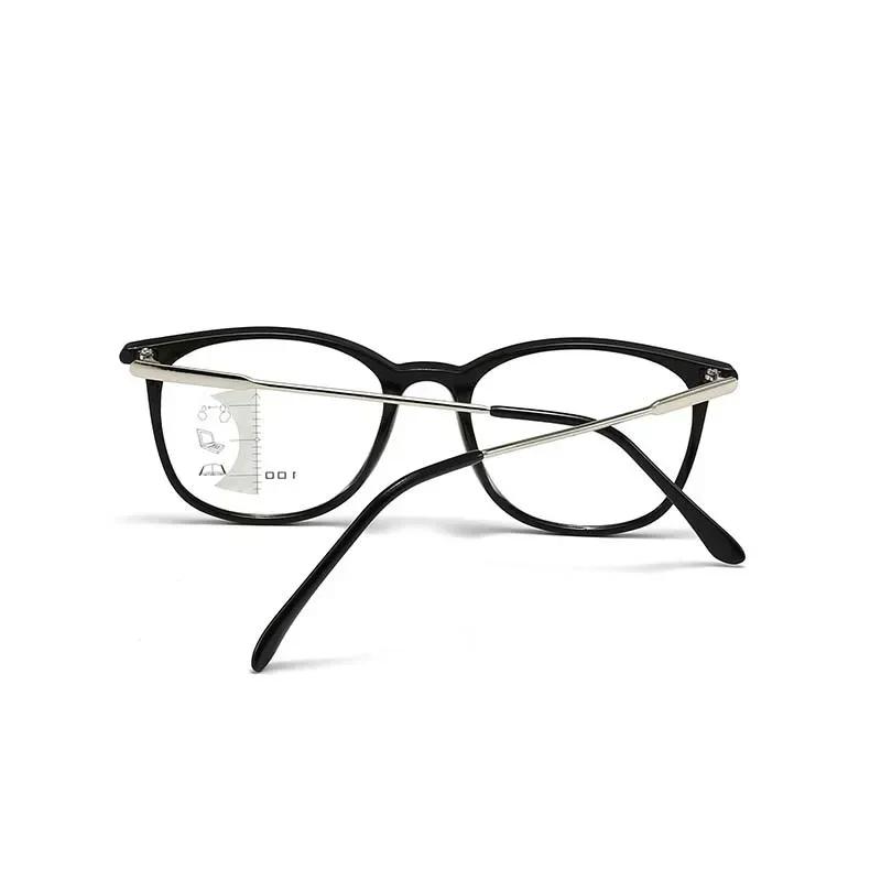 New Trendy Square Reading Glasses Unisex Women Men Progressive Multifocal Presbyopia Eyewear Finished Pochromic Sunglasses
