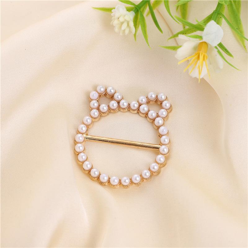 1/3pcs Fashion Silk Scarf and Shirt Knot Buckle - Clothing Accessory