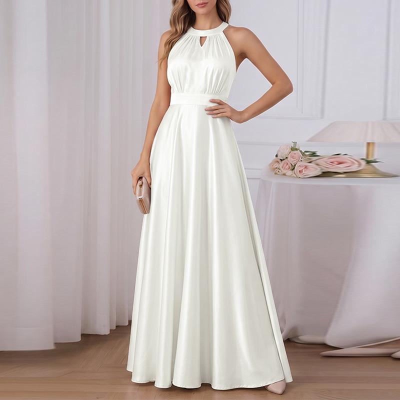 ZANZEA Women Casual Off Shoulder Elegant Sleeveless Long Dress