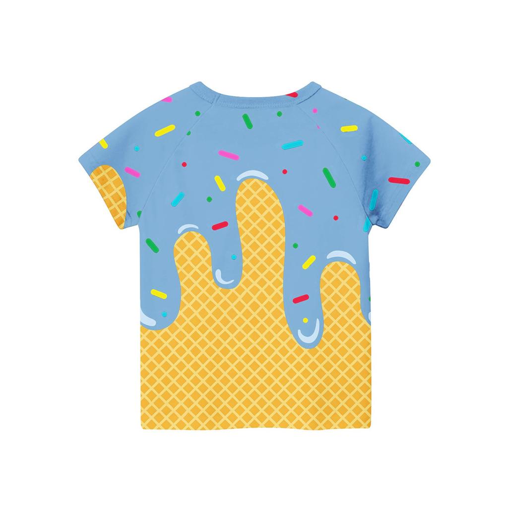 Kleinkind Mädchen Jungen T-Shirts Kinder Top Jungen und Mädchen bedrucktes Kurzarm-T-Shirt 2-12 Jahre