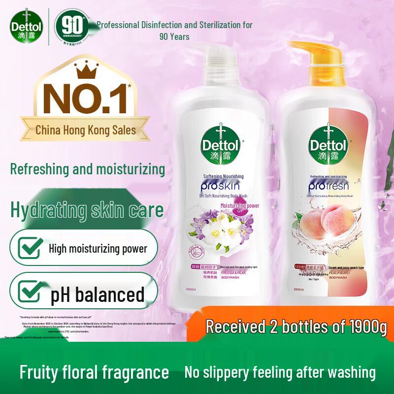 Dettol Shower Gel Duo Pack