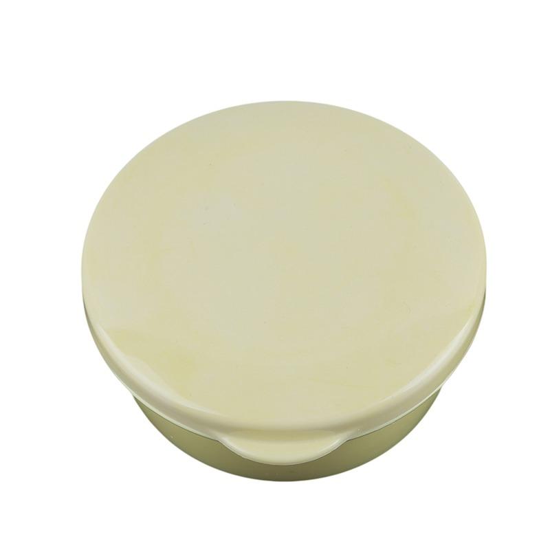 Portable Round Soap Dishes Container Leakproof Plastic Drain Soap Holder with Lid for Outdoor Hiking Camping Gym Travel