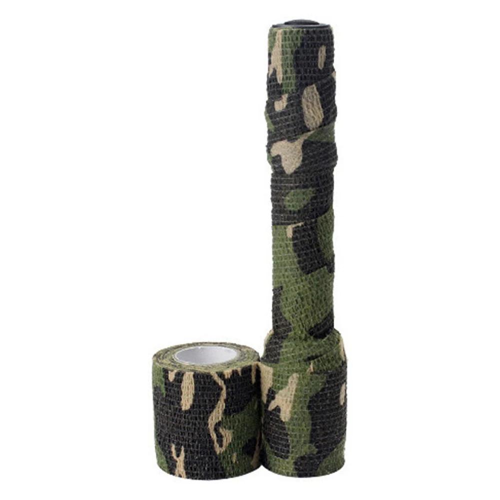 1 Roll U Pick 4.5m*5cm Waterproof Outdoor Camo Hiking Camping Hunting Camouflage Stealth Tape Wraps self adhesive