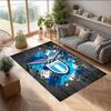 Lazio FC Fußball Muster Weicher Teppich Nicht Rutschender Indoor Boden Teppich Sport Dekor Matte für Schlafzimmer