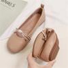 Genuine Leather Woman Casual Flats Female Retro Shoes Low Heeled Soft Soled Flat Shoes Casual Versatile Loafers Women
