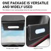 Car Visor Tissue Holder, Upgraded Version Hanging Tissue Holder in Car, Premium PU Leather Paper Napkin Organizer, Universal for Vehicles, Trucks,