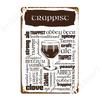 Trappist Beer Tastes Metal Sign Cinema Garage Garage Decoration Kitchen Designing Tin Sign Poster