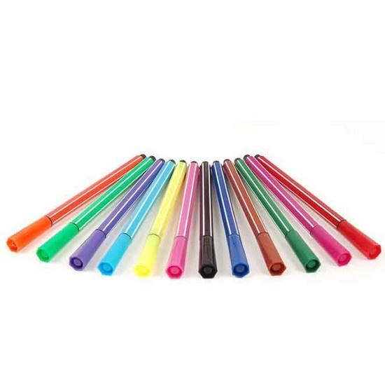 12-color sign pen + hero case randomly sent, mixed colors, 5 sets, popular toys in Korea