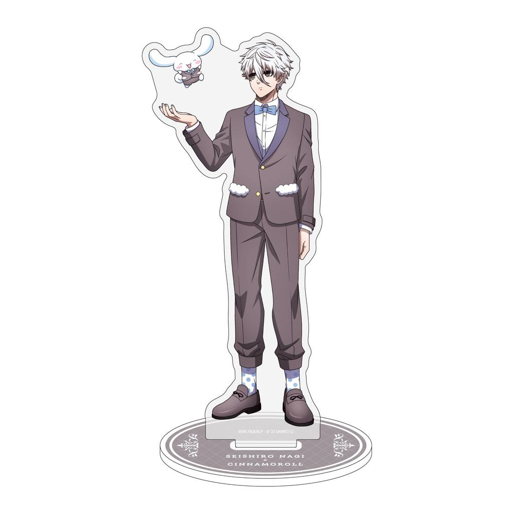 TV Anime "Blue Lock" X Sanrio Characters 25 Nagi Seishiro X Cinnamoroll [Original Illustration] Character Acrylic Figure