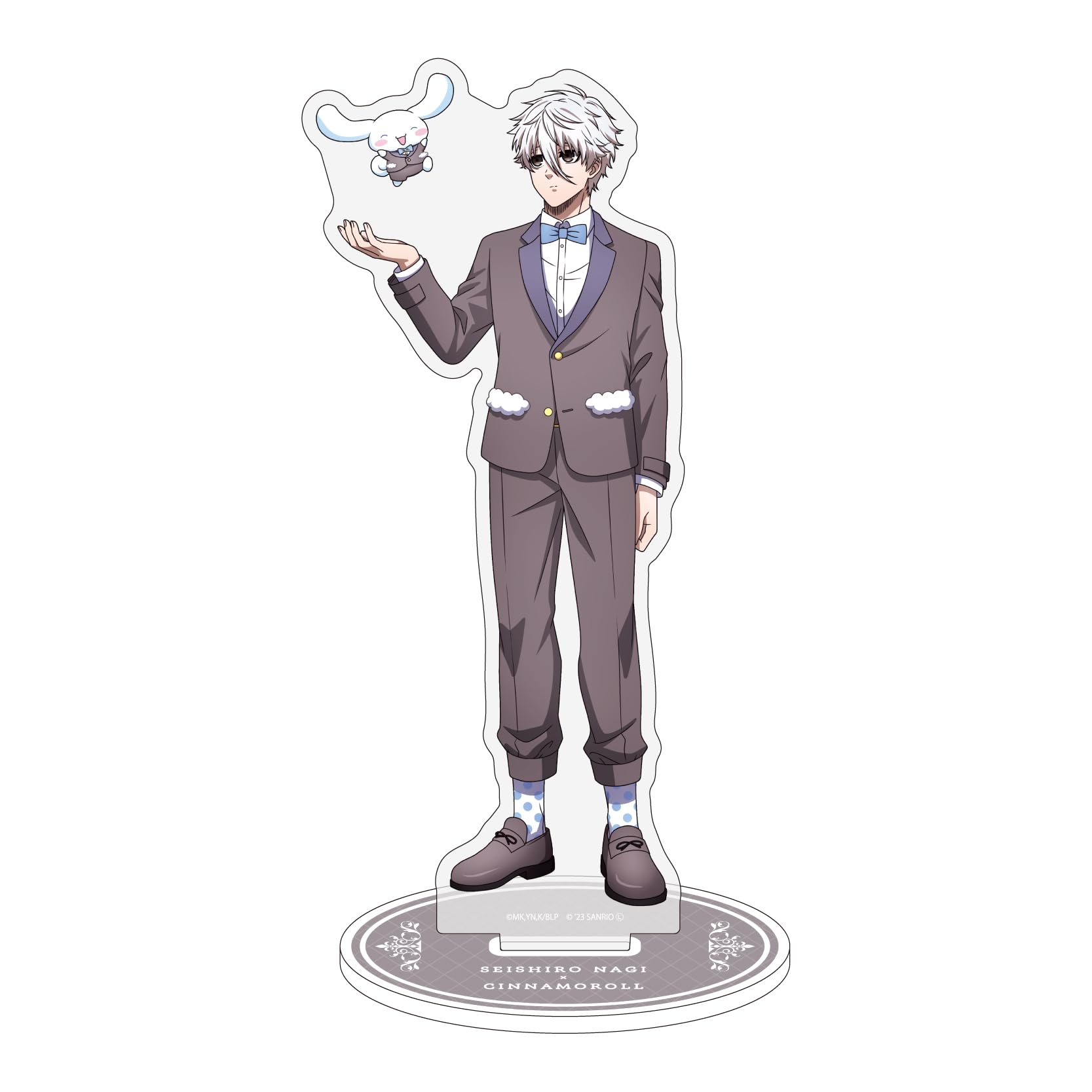 

Персонажи аниме Blue Lock x Sanrio 25 Наги Сейширо x Cinnamoroll [Оригинальная иллюстрация] Акриловая фигурка персонажа