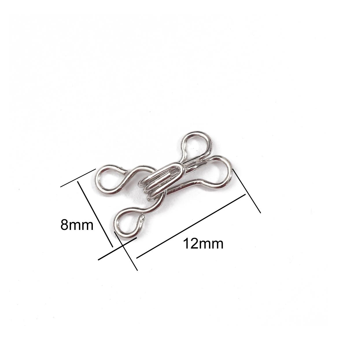 

24 пары металлических невидимых крючков, пуговиц, пряжка для пальто, невидимая темная пряжка, одежда, скрытый крючок, пуговицы для швейных аксессуаров для одежды