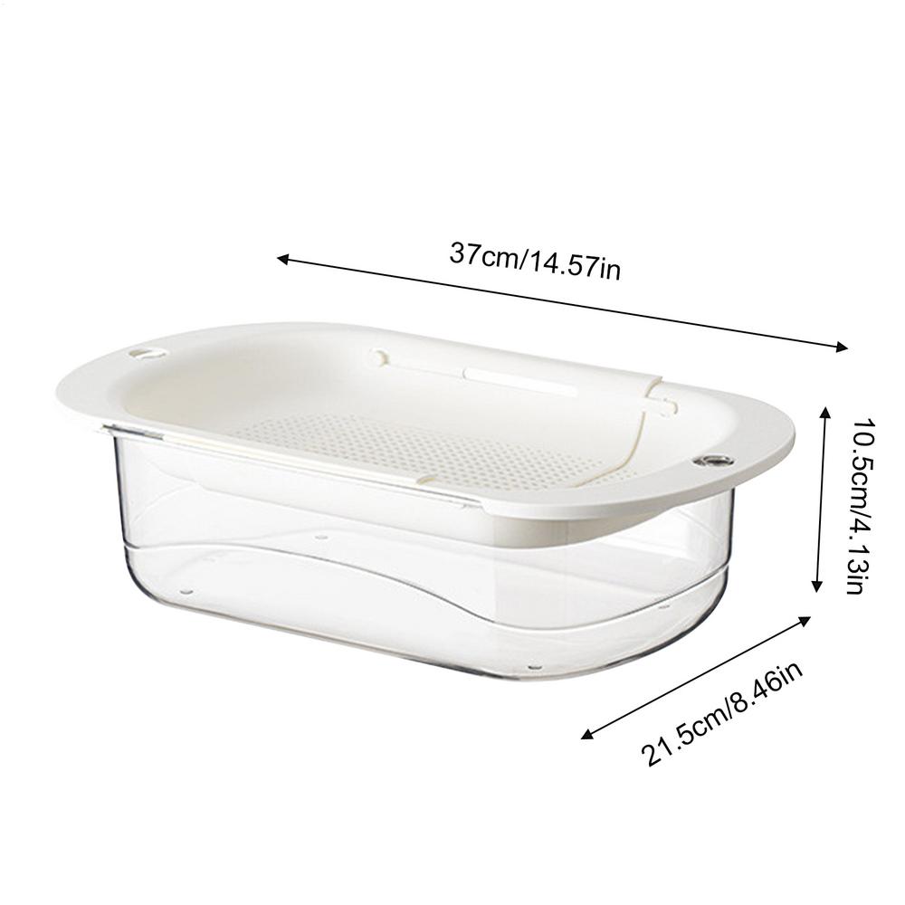 

Дуршлаг над раковиной, выдвижная корзина для мытья фруктов и овощей, кухонное сито, дуршлаг для мытья овощей и фруктов