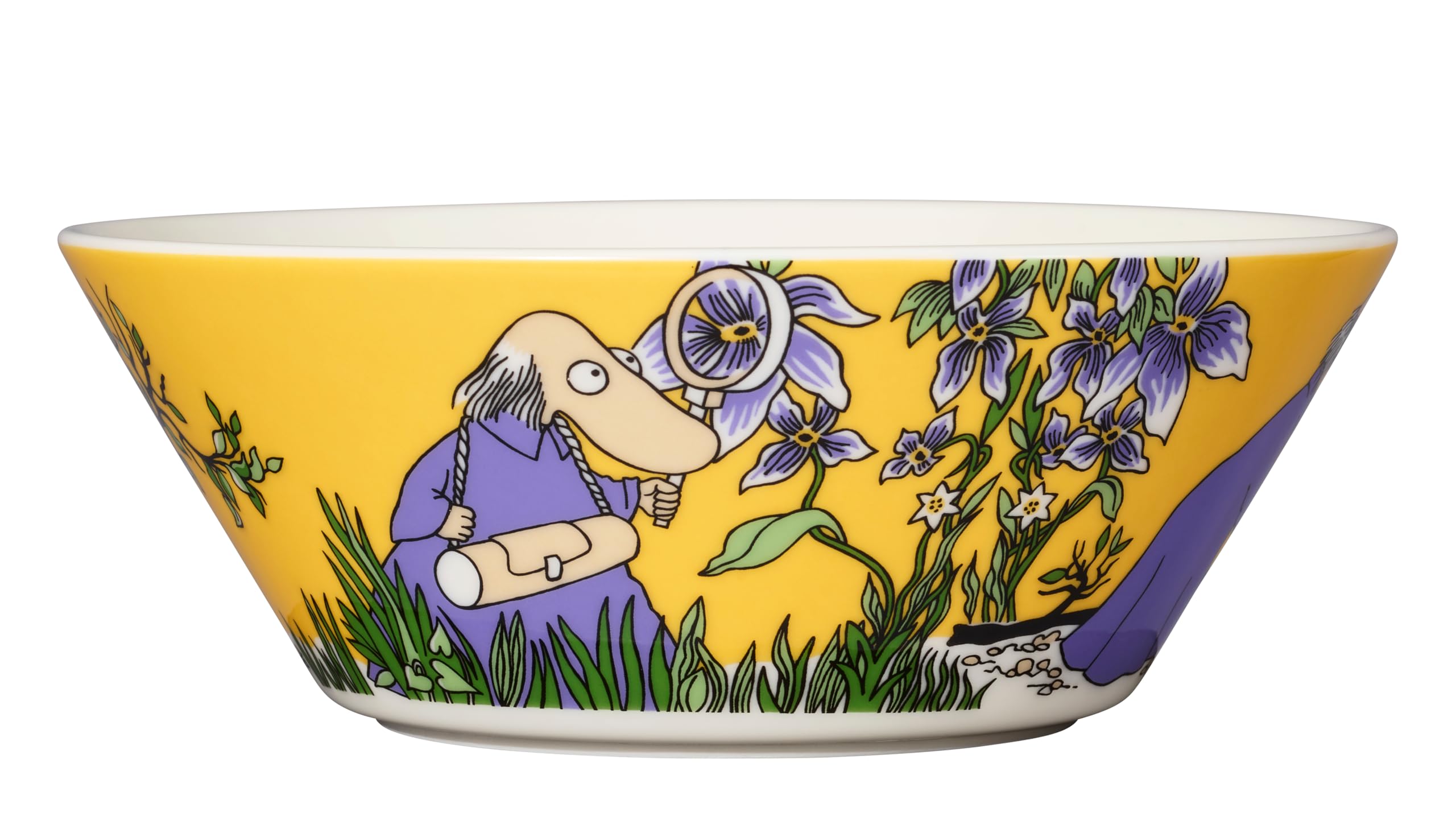 

[Officially Imported] Moomin by ARABIA Bowl, 15cm, Classic Hemulen Design, Yellow, Moomin Tableware, Arabia, 1066915