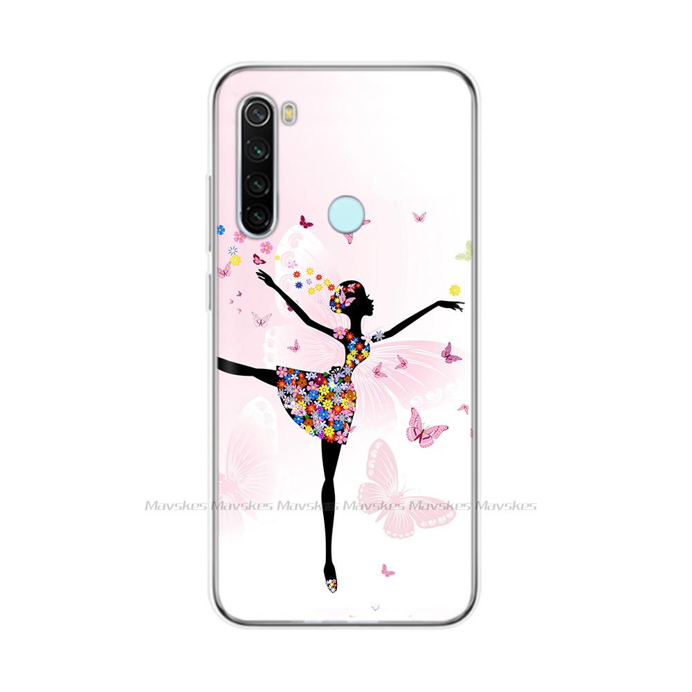 For Xiaomi Redmi Note 8T 8 T Case Silicone Painting Soft TPU for Xiaomi Redmi Note 8 Pro Note8 8T Global Case Cover Fundas Coque