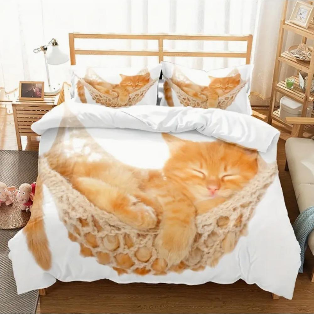 Fashion Technology Printing, 3D Digital Printing, Bedding, Duvet Covers, Pillowcases, Three-piece Sets