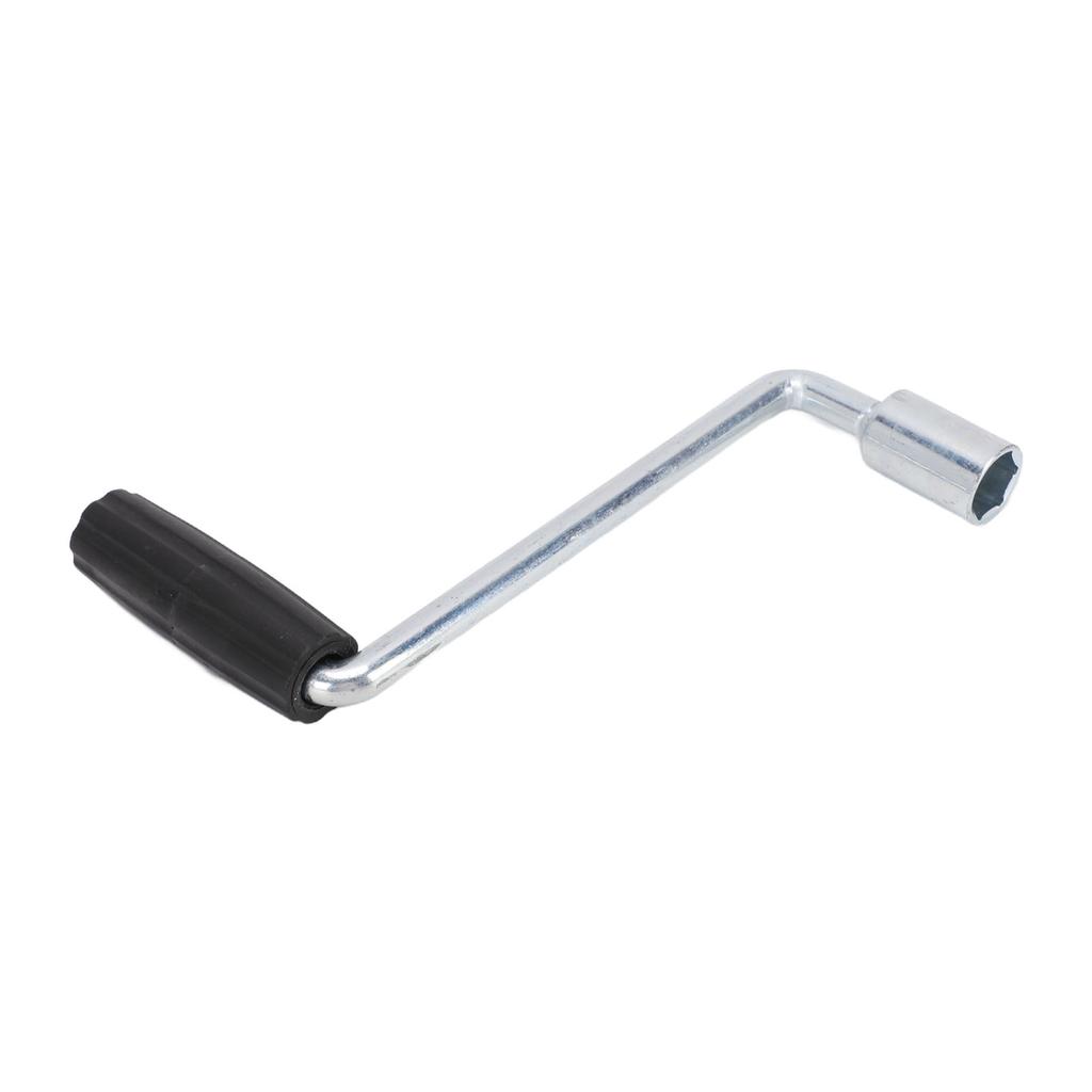 Trailer Jack Handle Replacement Comfortable Grip Galvanized for RV Trailer Manual Crank Jack