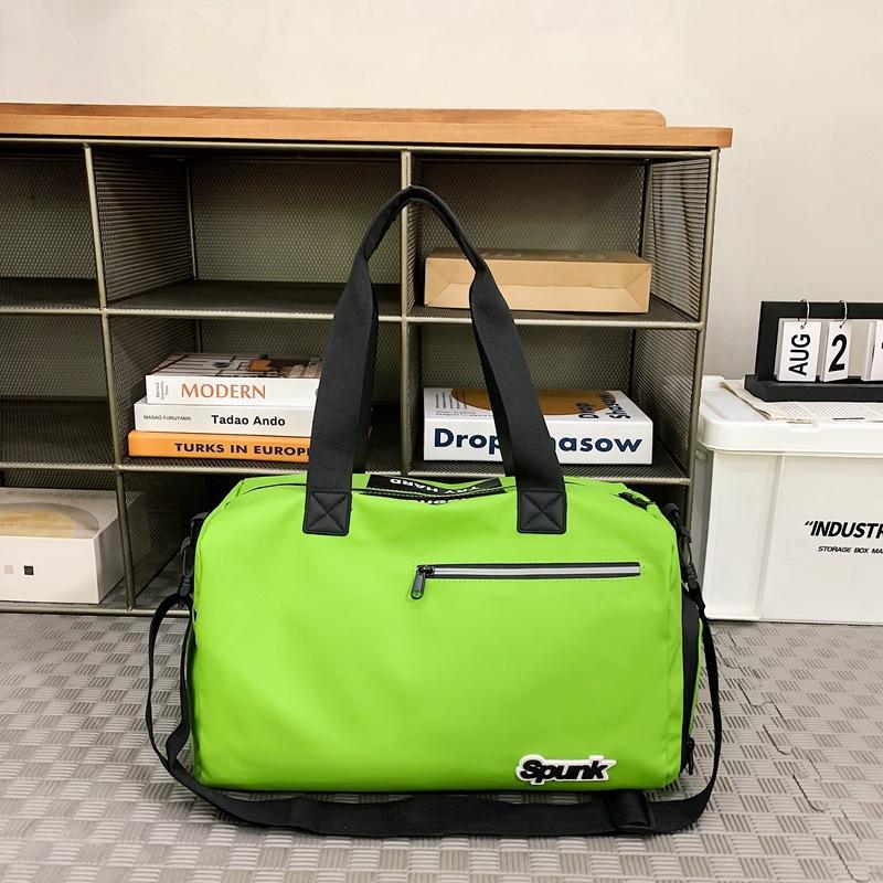 

Fitness bag Men s wet and dry separation Swimming sports training storage bag Large capacity travel bag Women s boarding luggage bag зелений