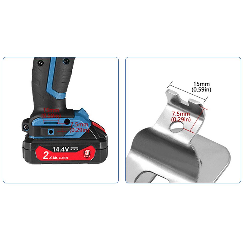 Convenient Pack Belt Clip Hooks and Screws for Milwauke M12 Power Tool Storage Easily Install Organization Storage Hook