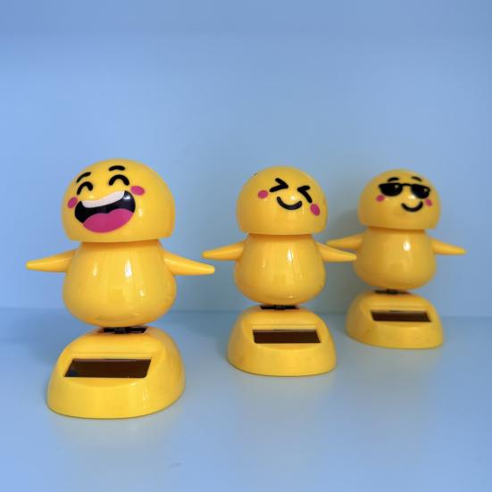 Giocattolo Solare per Cruscotto Auto, Bobblehead Divertente che Annuisce, Figura Oscillante Automatica per Veicolo Scrivania Ufficio, Carino Cartoon