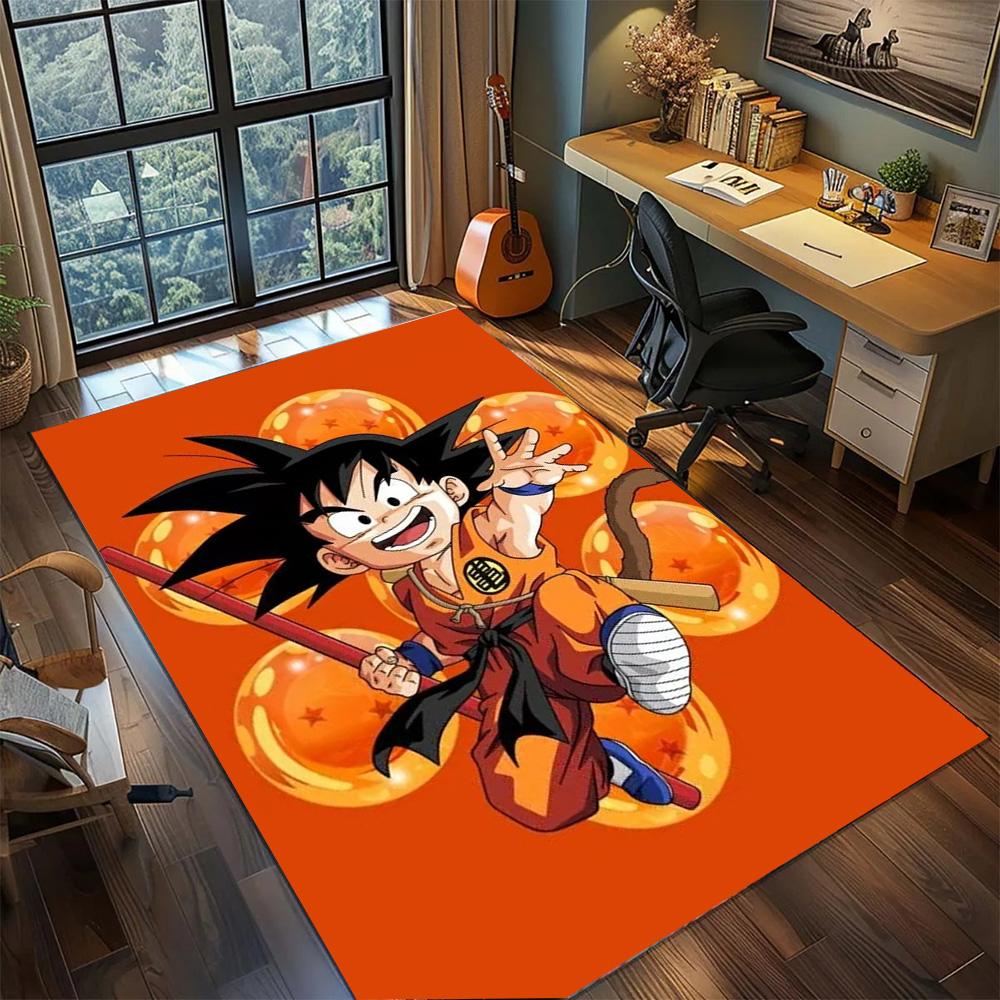 

Goku Home Indoor Large Floor Mat, Non Slip Washable Area Carpet Rug Gamer Room Bedroom.-TING 60x90cm