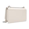 Calvin Klein Minimalist Metal Buckle Chain Flap Litchi Texture Underarm Bag Shoulder Bag Crossbody Bag Women Bags Off-white DH2806-111