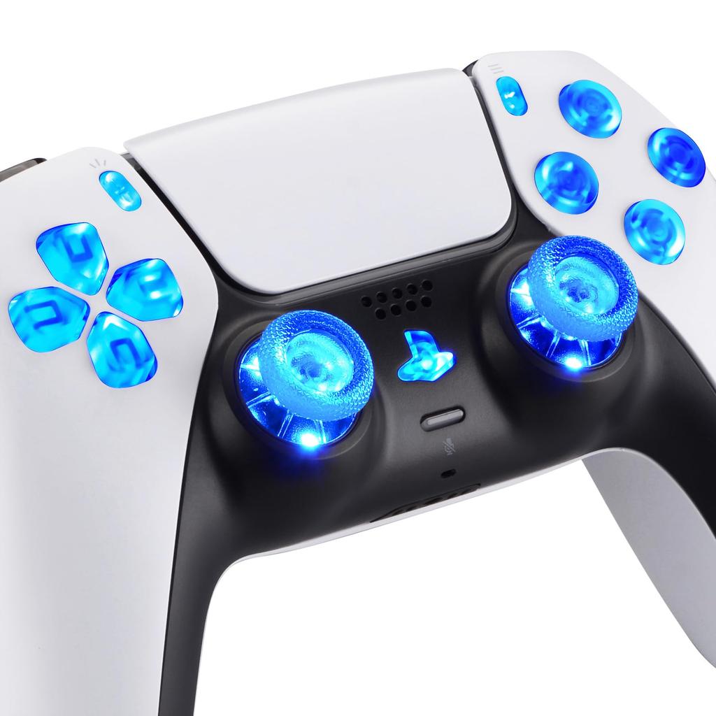This is not a but an eXtremeRate DTF V3 LED Kit for the PS5 controllers and featuring multicolor illuminated share and home face controller, (Clear)