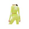 adidas By Stella McCartney aSMC TPR SL Crop Top Acid Yellow White Women GL7583