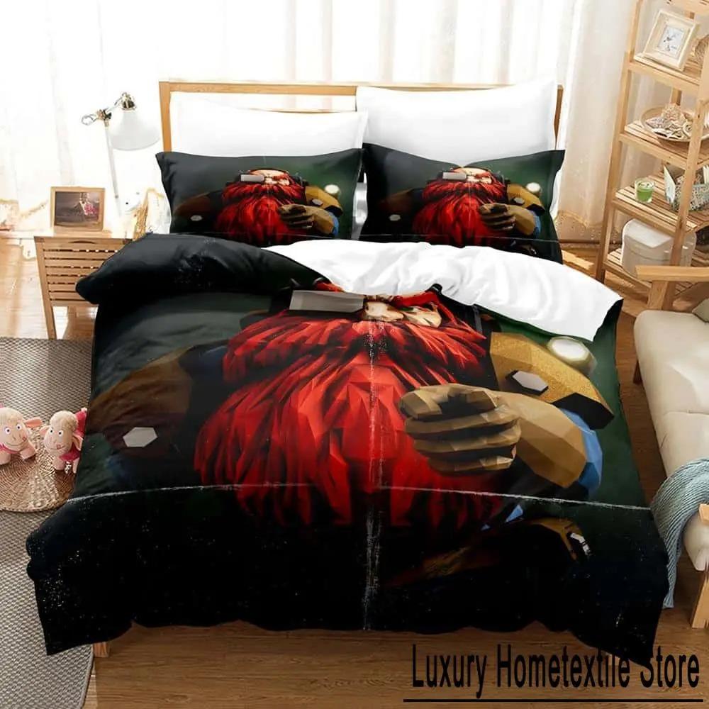 

3D Print Game Deep Rock Bedding Set Single Twin Full Queen King Size Bed Set Adult Kid Bedroom Duvet cover Sets Home Textiles Tool 70x133cm 2pcs